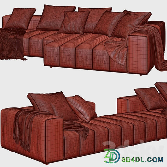 Minotti Goodman sofa 3D Models
