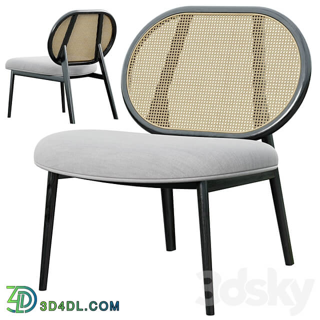 Zuiver Spike Lounge Chair 3D Models
