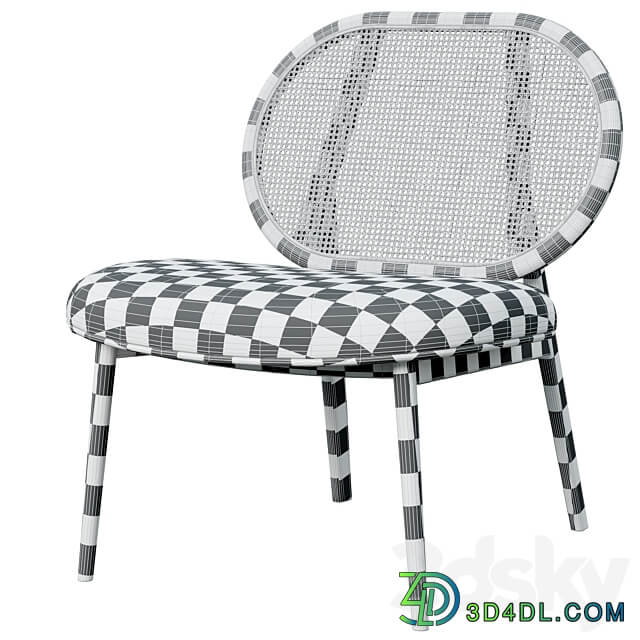 Zuiver Spike Lounge Chair 3D Models