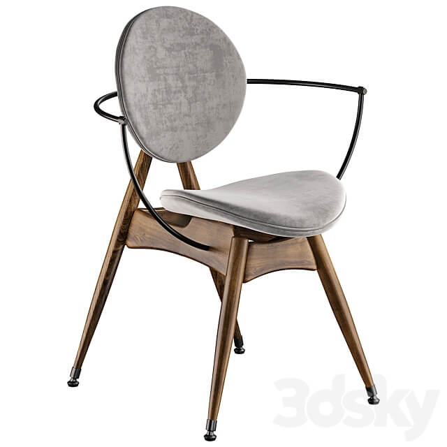 Circle Dining Chair by oandd 3D Models