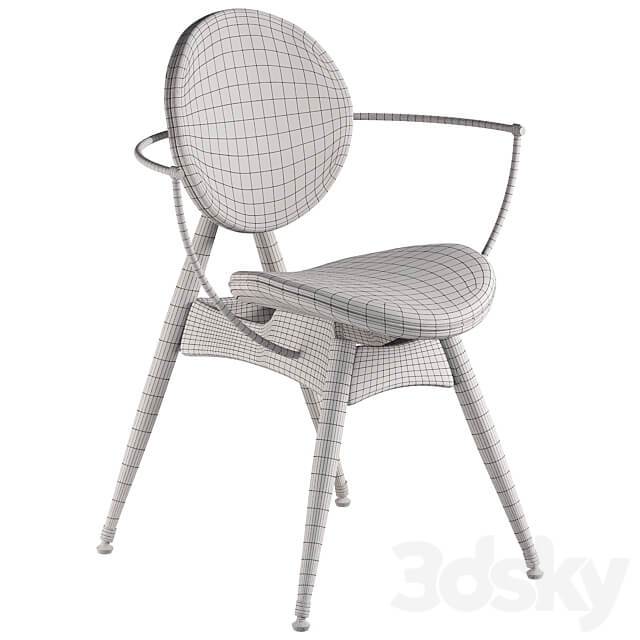 Circle Dining Chair by oandd 3D Models