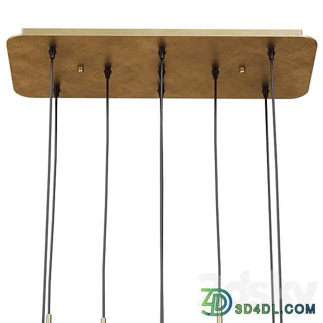 Eos Chandelier by Eichholtz Pendant light 3D Models