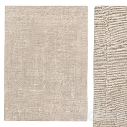 LASYA HAND KNOTTED SILK WOOL RUG 3D Models 
