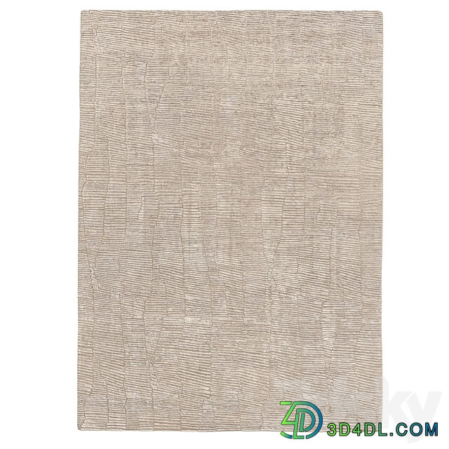 LASYA HAND KNOTTED SILK WOOL RUG 3D Models