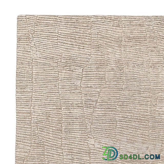 LASYA HAND KNOTTED SILK WOOL RUG 3D Models