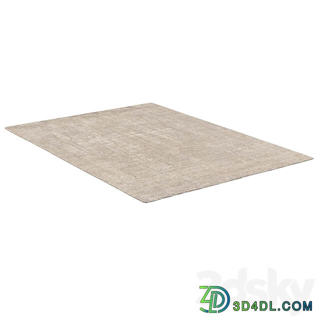 LASYA HAND KNOTTED SILK WOOL RUG 3D Models