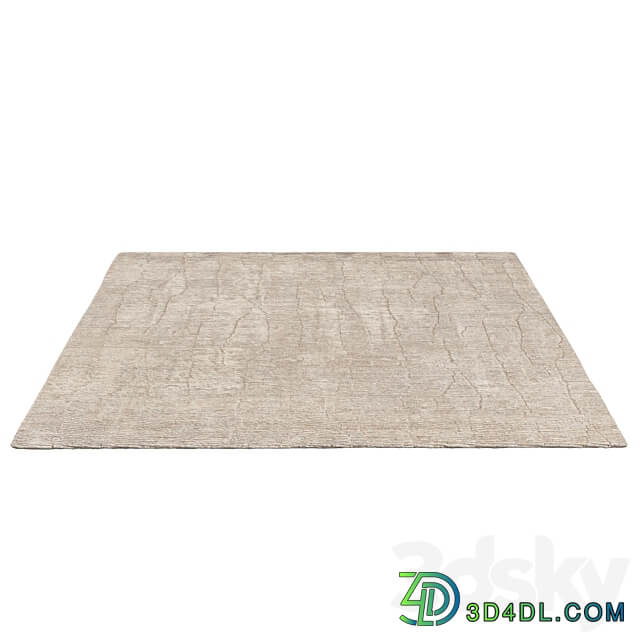 LASYA HAND KNOTTED SILK WOOL RUG 3D Models