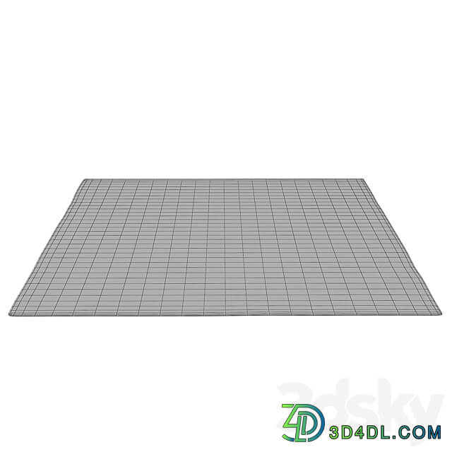 LASYA HAND KNOTTED SILK WOOL RUG 3D Models