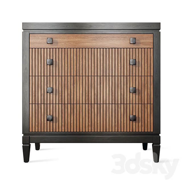 Chest of drawers buffet Foxtrot Siver Dresser sideboard Sideboard Chest of drawer 3D Models