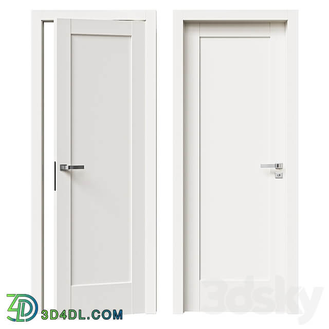 Interroom door ProfilDoors Series U model 2.18U 3D Models
