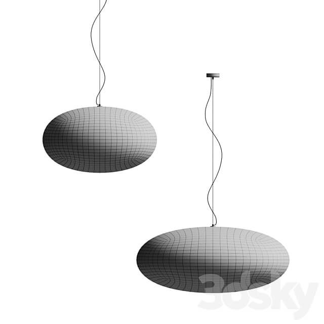 Vibia VOL Blown glass pendant lamp Pendant light 3D Models