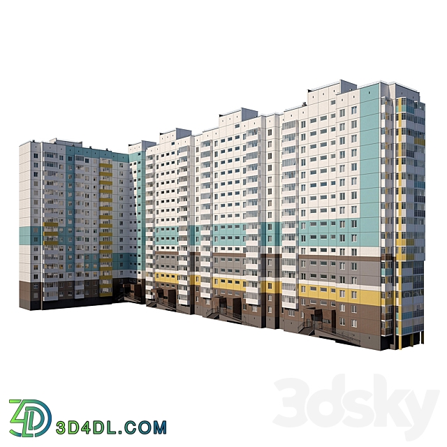 panel house modern 3D Models
