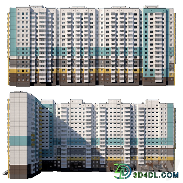 panel house modern 3D Models