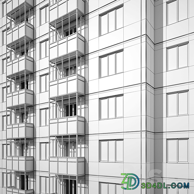 panel house modern 3D Models