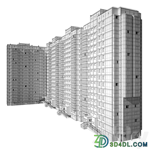 panel house modern 3D Models