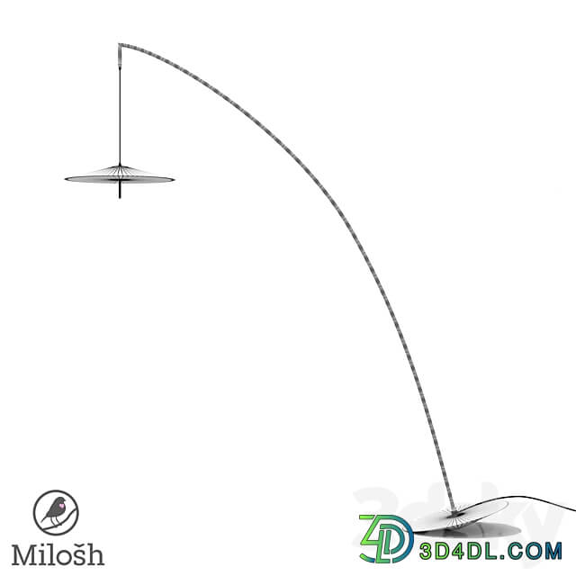 om MILOSH TENDENCE 0885FL 1BK 3D Models