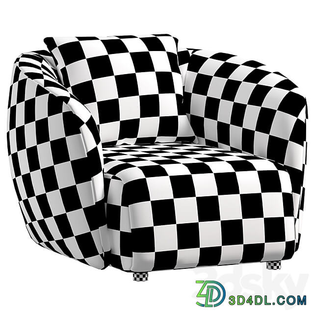 UOVO ARMCHAIR by HC28 Cosmo 3D Models