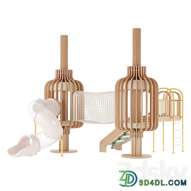 Game complex Playhouses06 3D Models