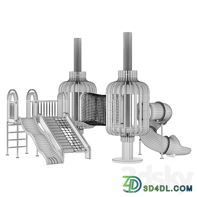 Game complex Playhouses06 3D Models