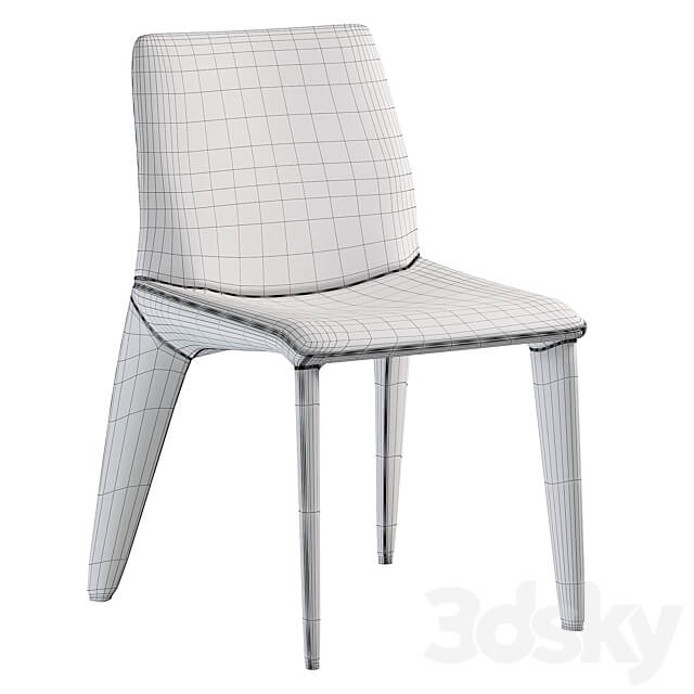 Heron chair by bonaldo 3D Models