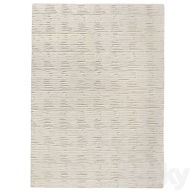 MERYEM HAND KNOTTED WOOL RUG 3D Models