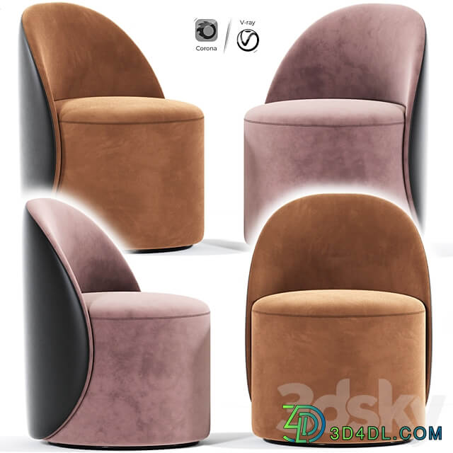 Makeup Stool Dressing Stool Chair 3D Models