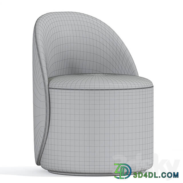 Makeup Stool Dressing Stool Chair 3D Models