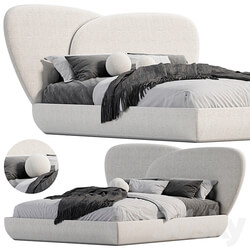 Curve Bed by 1stDIBS Bed 3D Models 