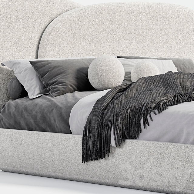 Curve Bed by 1stDIBS Bed 3D Models