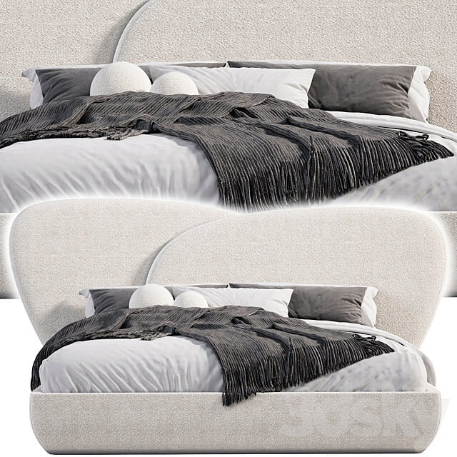 Curve Bed by 1stDIBS Bed 3D Models