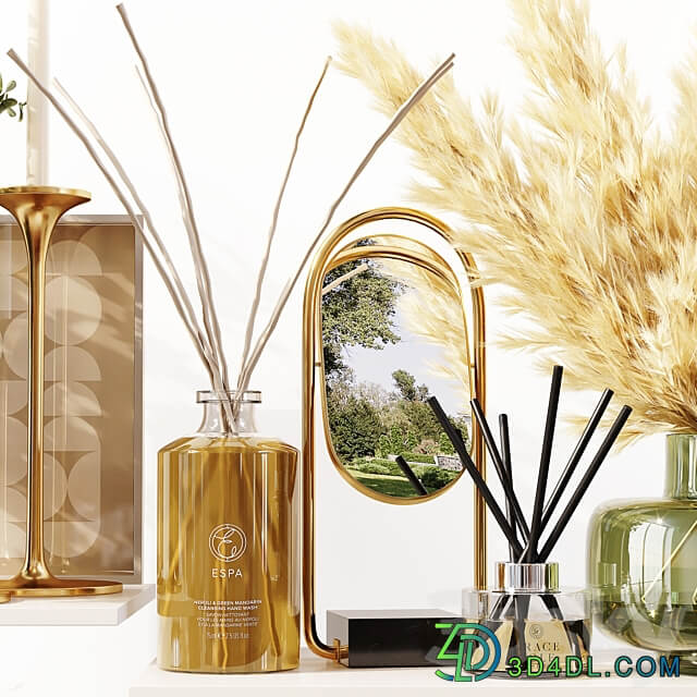 Decorative Set 131 3D Models