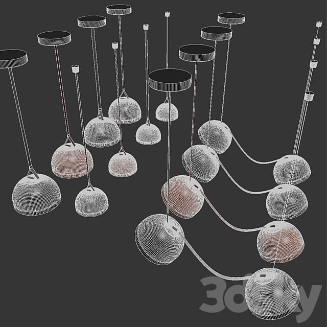 PLUSMINUS By Vibia v. 2 Pendant light 3D Models