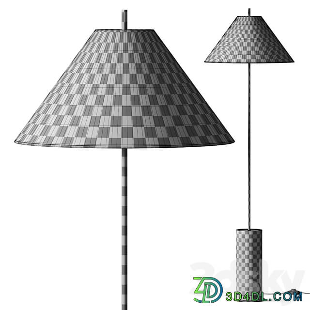 Schoolhouse Arbor Floor Lamp 3D Models