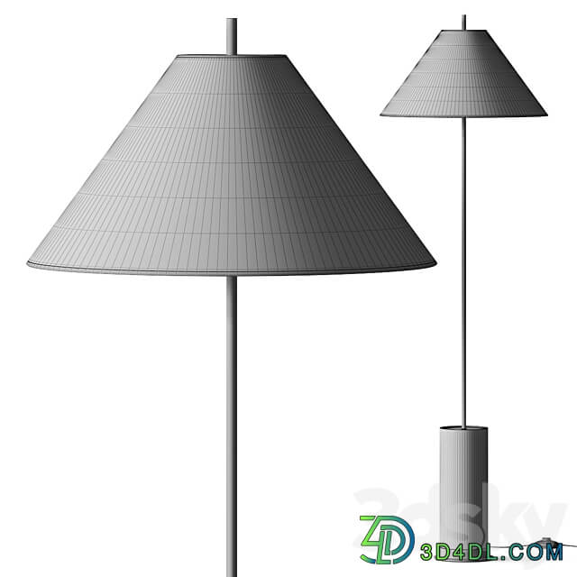 Schoolhouse Arbor Floor Lamp 3D Models