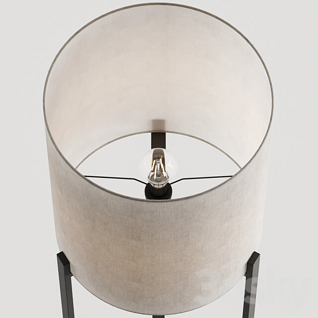 Ian Metal Floor Lamp Pottery Barn 3D Models
