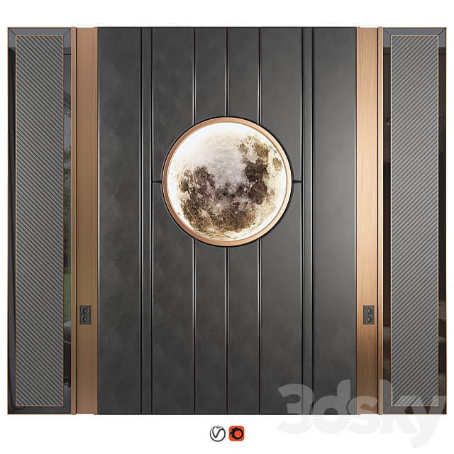 Wall Panel Decor 11 3D Models