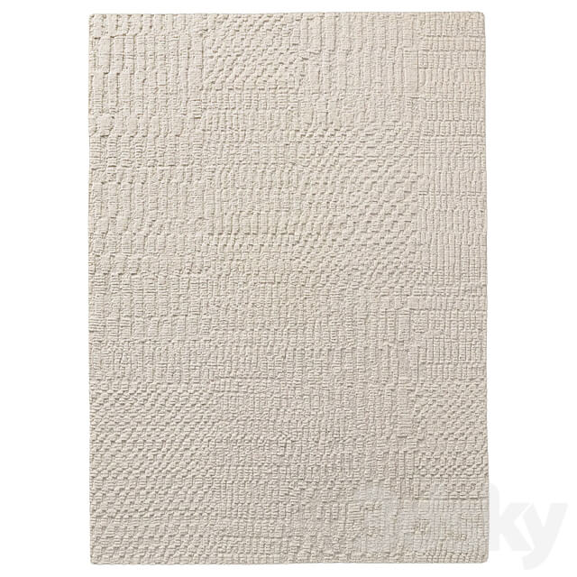 MELLAL HAND KNOTTED WOOL RUG 3D Models