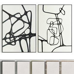 Plaster Two Photo Frame T 319 3D Models 