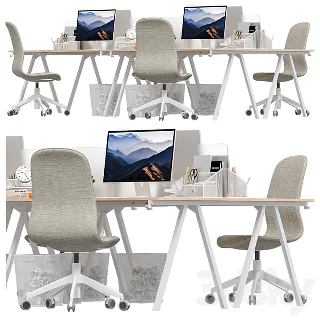 IKEA Office workplace 32 3D Models