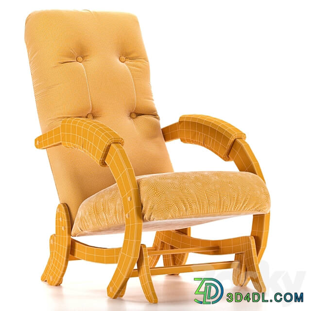 Madrid Chair Glider 3D Models