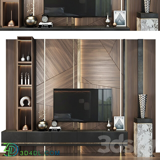 TV shelf 0562 3D Models