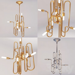 Delightfull Clark Pendant light 3D Models 
