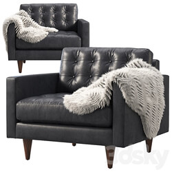 Joybird Eliot Leather Chair 3D Models 