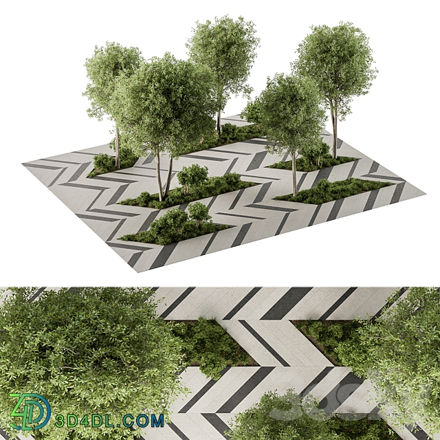 Urban and Environment Element Set 48 3D Models