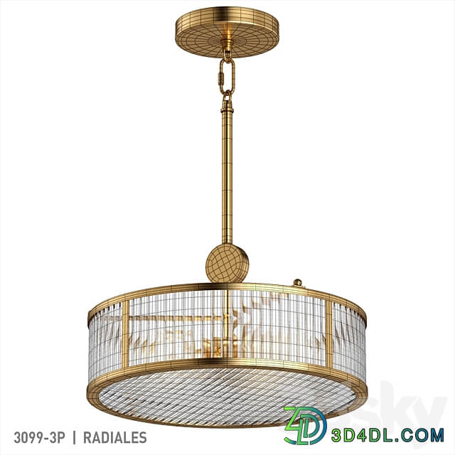 Favorite 3099 3P Pendant light 3D Models