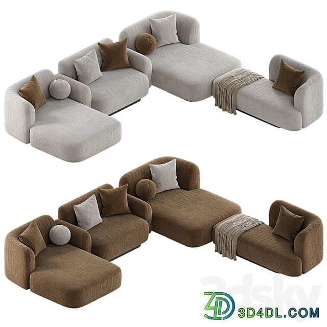 Pop Sofa Meridienne 3D Models