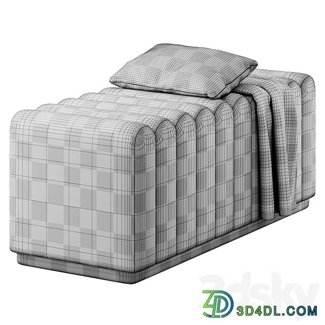 Bente Bench by Eichholtz 3D Models