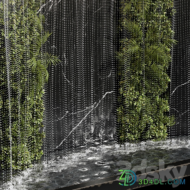 Waterfall fountains cascade 24 Other 3D Models