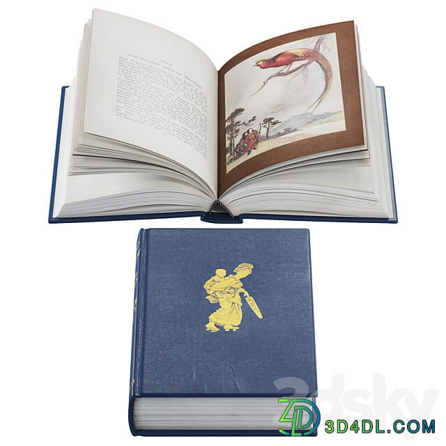 Open Books Collection set 5 3D Models