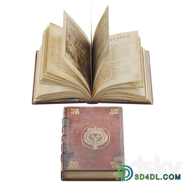 Open Books Collection set 5 3D Models